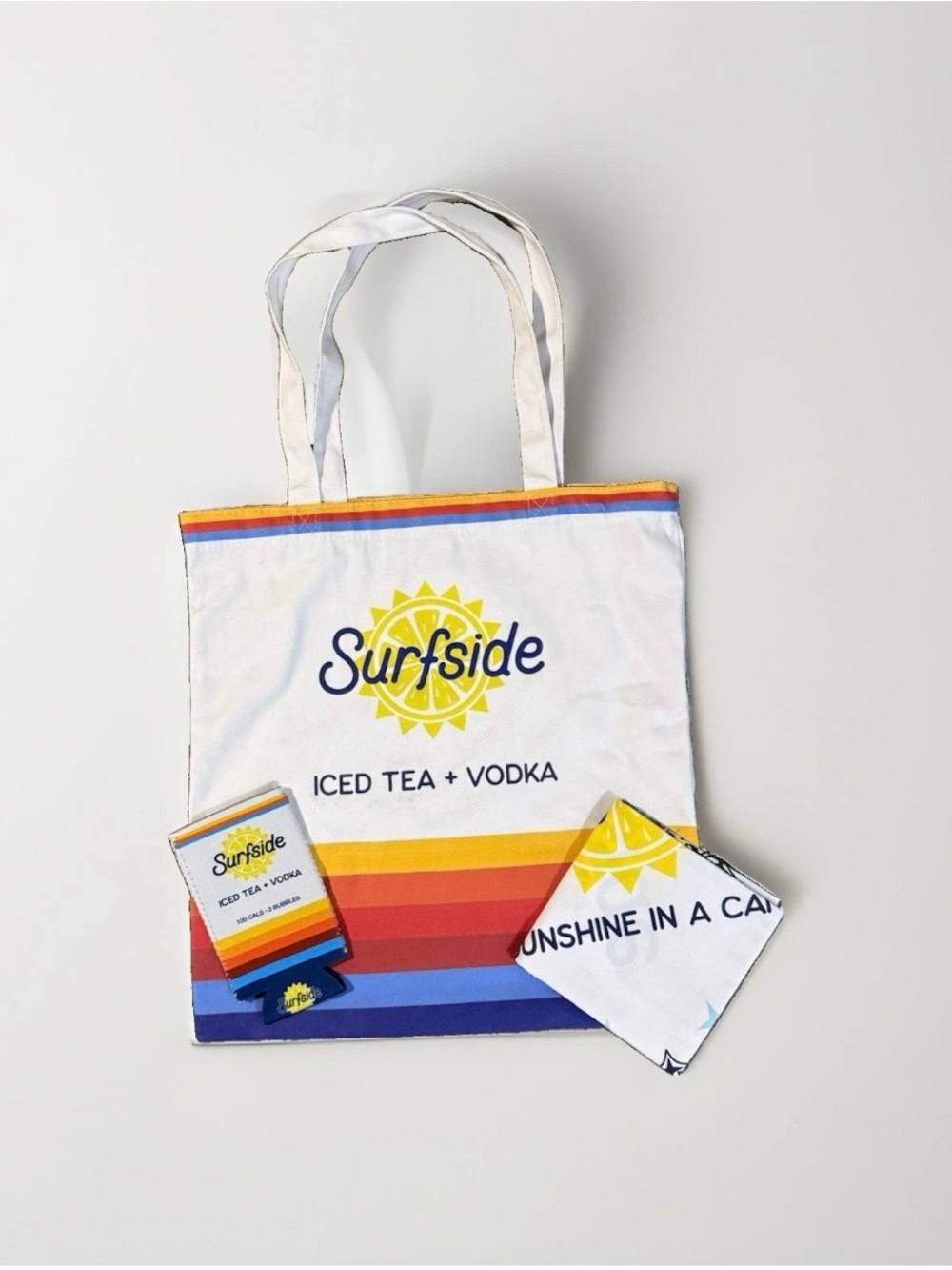 surfside vodka Tote Bag/Bandana Bundle Set